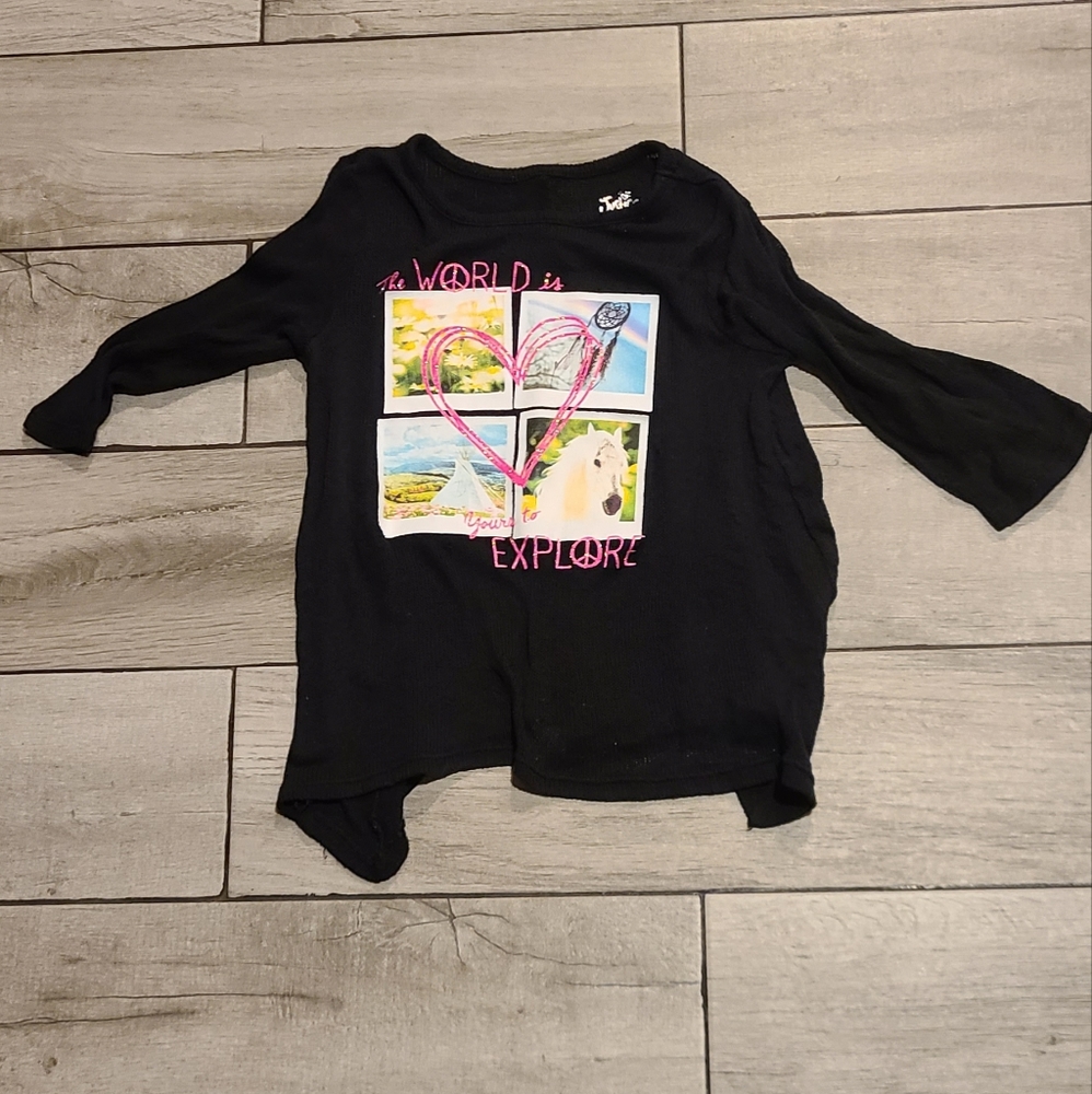🍋‍🟩Justice Girls loose knit sweater💫